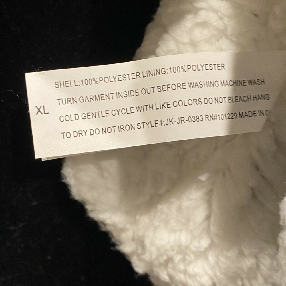 NEW Francesca's Cropped Sherpa Fuzzy Jacket - Picture 6 of 8